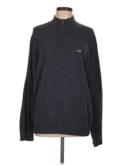 Pre-owned Vineyard Vines Pullover Sweater In Gray