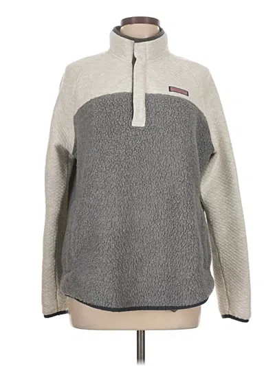 Pre-owned Vineyard Vines Pullover Sweater In Gray