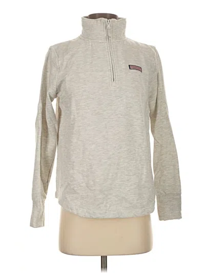 Pre-owned Vineyard Vines Pullover Sweater In Gray