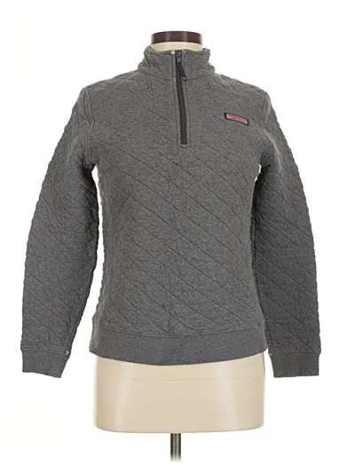 Pre-owned Vineyard Vines Pullover Sweater In Gray
