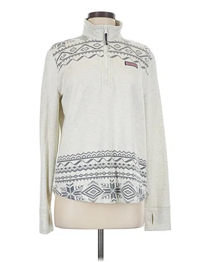 Pre-owned Vineyard Vines Pullover Sweater In Gray