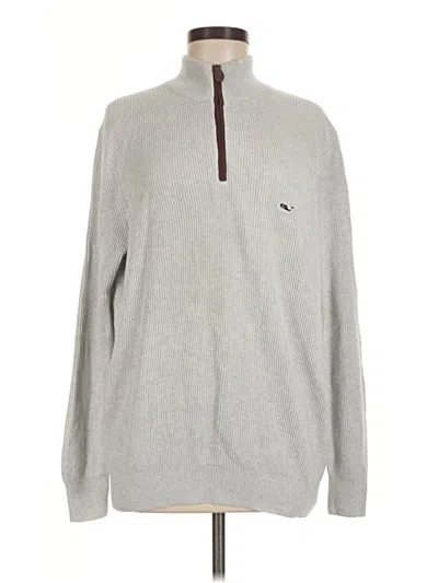 Pre-owned Vineyard Vines Pullover Sweater In Gray