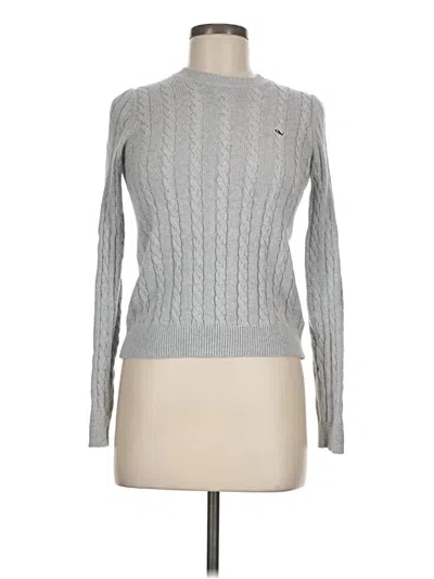 Pre-owned Vineyard Vines Pullover Sweater In Gray