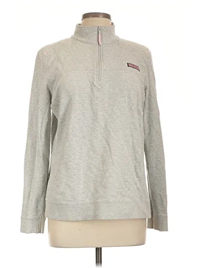Pre-owned Vineyard Vines Pullover Sweater In Gray