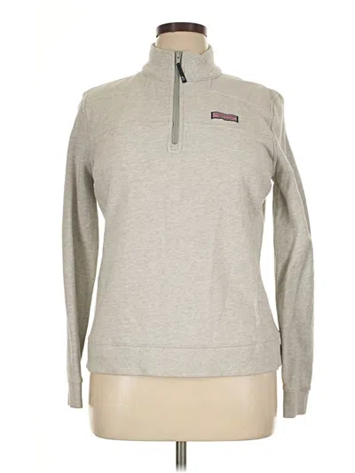 Pre-owned Vineyard Vines Pullover Sweater In Gray