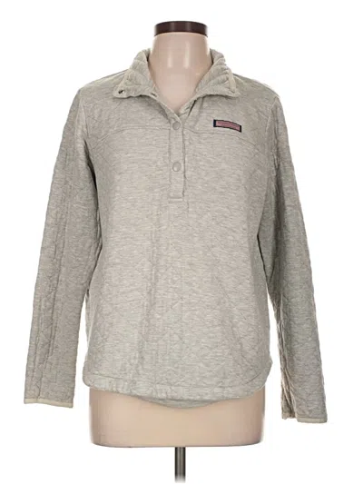 Pre-owned Vineyard Vines Pullover Sweater In Gray
