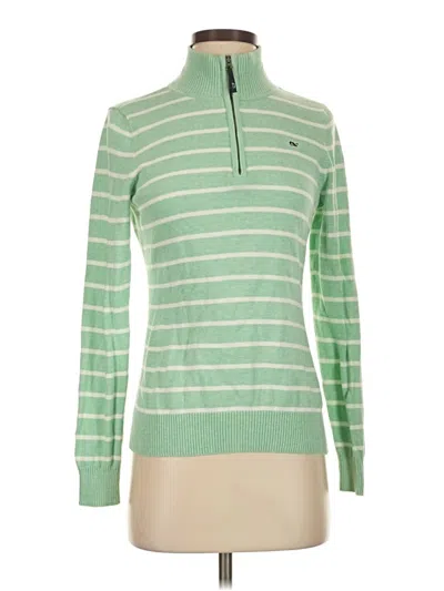 Pre-owned Vineyard Vines Pullover Sweater In Green