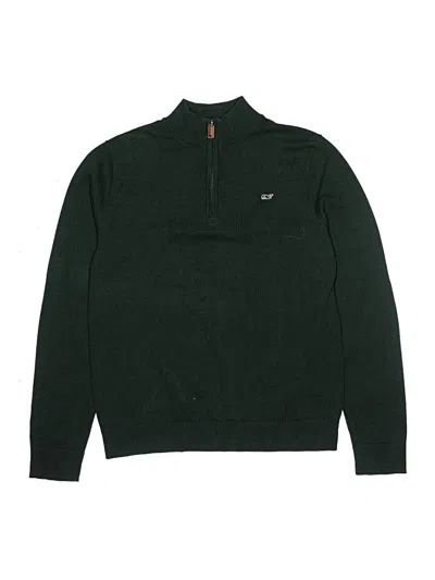 Pre-owned Vineyard Vines Kids' Pullover Sweater In Green