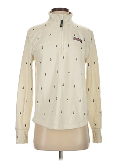 Pre-owned Vineyard Vines Pullover Sweater In Ivory