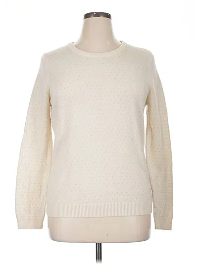 Pre-owned Vineyard Vines Pullover Sweater In Ivory