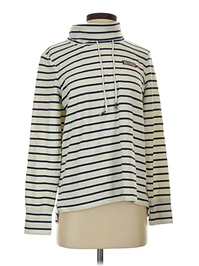 Pre-owned Vineyard Vines Pullover Sweater In Ivory