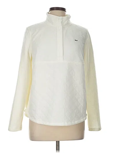 Pre-owned Vineyard Vines Pullover Sweater In Ivory