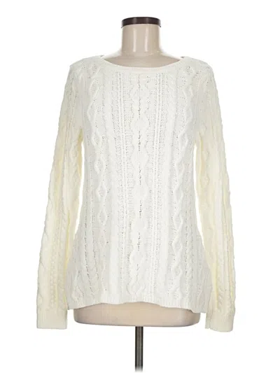 Pre-owned Vineyard Vines Pullover Sweater In Ivory