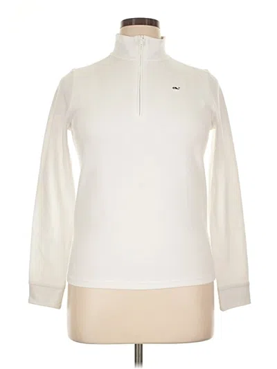 Pre-owned Vineyard Vines Pullover Sweater In Ivory