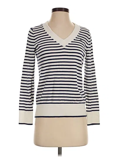 Pre-owned Vineyard Vines Pullover Sweater In Ivory