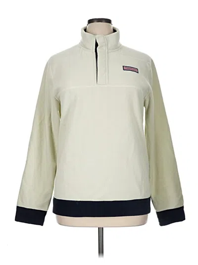 Pre-owned Vineyard Vines Pullover Sweater In Ivory