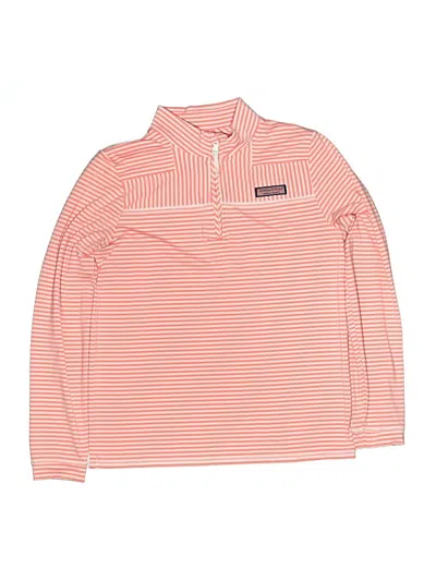 Pre-owned Vineyard Vines Kids' Pullover Sweater In Orange