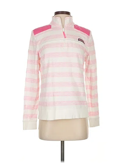 Pre-owned Vineyard Vines Pullover Sweater In Pink
