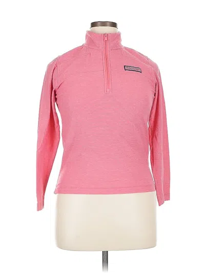 Pre-owned Vineyard Vines Pullover Sweater In Pink
