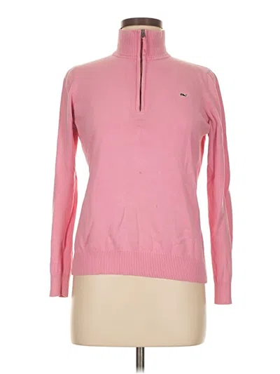 Pre-owned Vineyard Vines Pullover Sweater In Pink