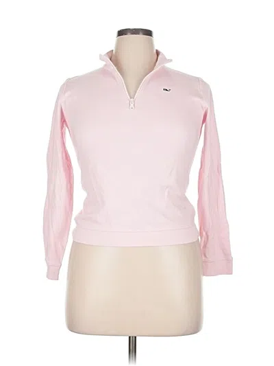 Pre-owned Vineyard Vines Pullover Sweater In Pink