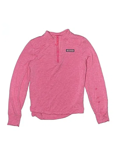 Pre-owned Vineyard Vines Kids' Pullover Sweater In Pink