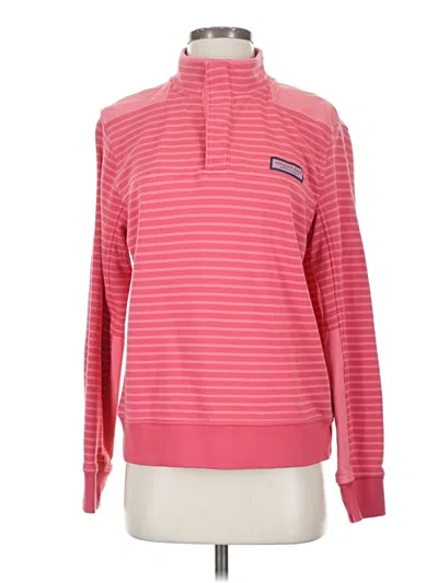 Pre-owned Vineyard Vines Pullover Sweater In Pink