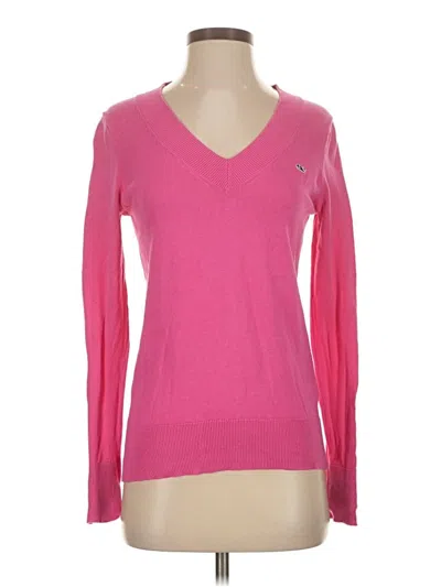 Pre-owned Vineyard Vines Pullover Sweater In Pink