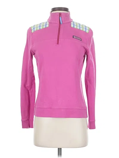 Pre-owned Vineyard Vines Pullover Sweater In Pink