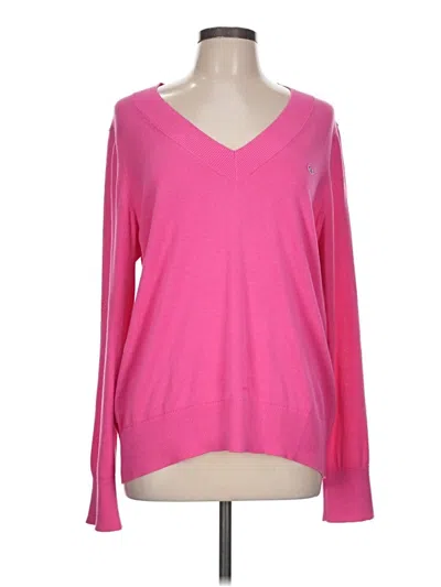 Pre-owned Vineyard Vines Pullover Sweater In Pink