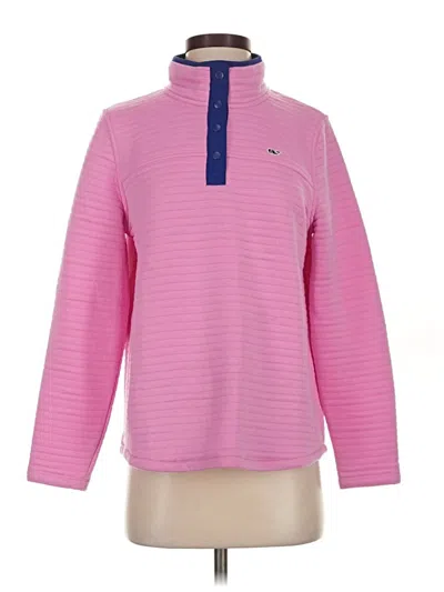 Pre-owned Vineyard Vines Pullover Sweater In Pink