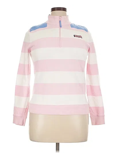 Pre-owned Vineyard Vines Pullover Sweater In Pink