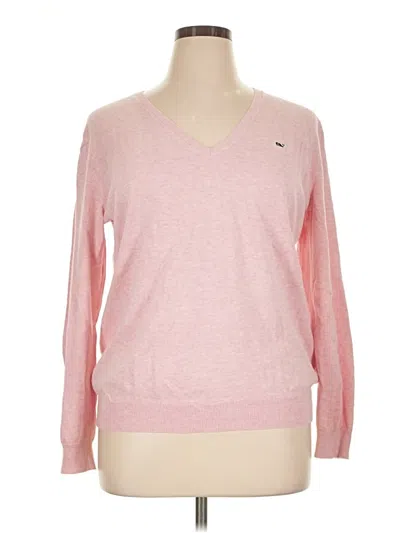 Pre-owned Vineyard Vines Pullover Sweater In Pink