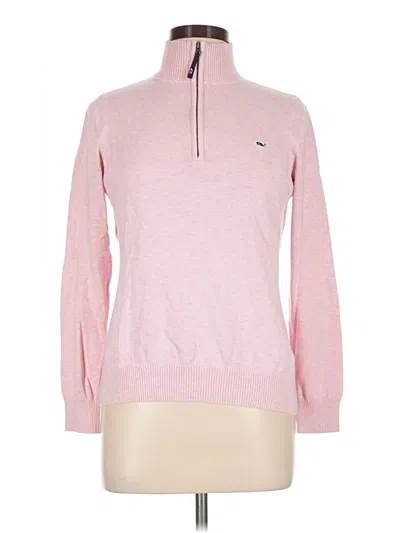 Pre-owned Vineyard Vines Pullover Sweater In Pink