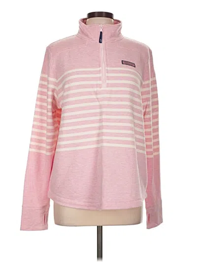 Pre-owned Vineyard Vines Pullover Sweater In Pink