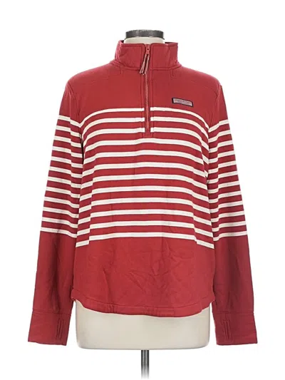 Pre-owned Vineyard Vines Pullover Sweater In Red
