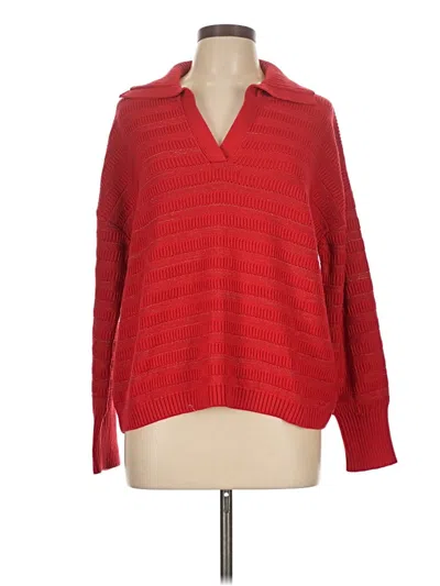 Pre-owned Vineyard Vines Pullover Sweater In Red