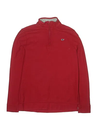 Pre-owned Vineyard Vines Kids' Pullover Sweater In Red