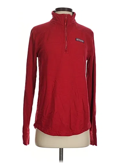 Pre-owned Vineyard Vines Pullover Sweater In Red