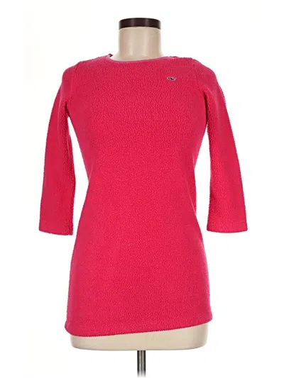 Pre-owned Vineyard Vines Pullover Sweater In Red