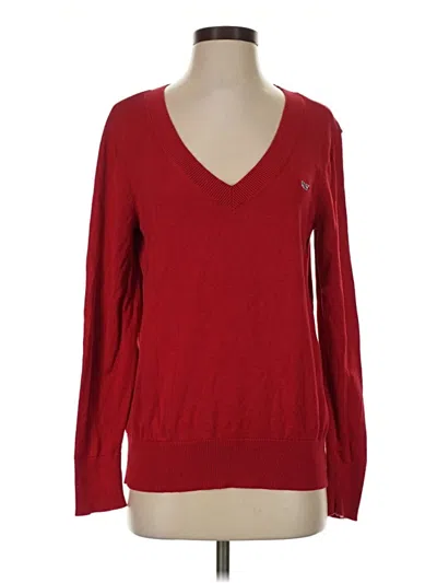 Pre-owned Vineyard Vines Pullover Sweater In Red