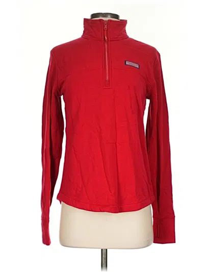 Pre-owned Vineyard Vines Pullover Sweater In Red