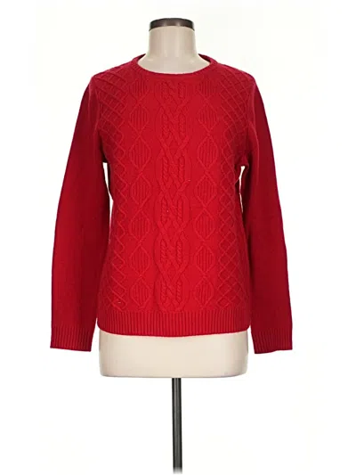 Pre-owned Vineyard Vines Pullover Sweater In Red