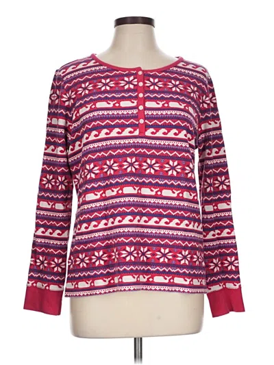 Pre-owned Vineyard Vines Pullover Sweater In Red