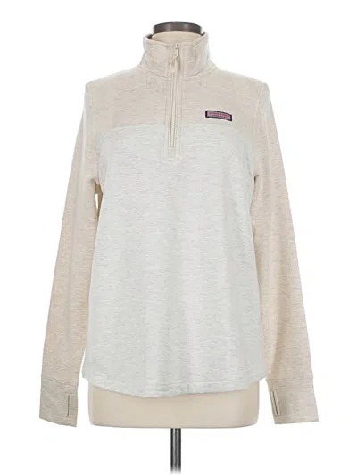 Pre-owned Vineyard Vines Pullover Sweater In Silver