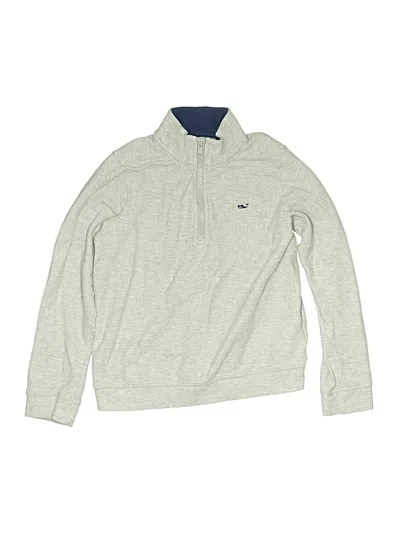 Pre-owned Vineyard Vines Kids' Pullover Sweater In Silver