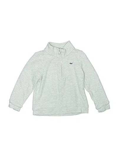 Pre-owned Vineyard Vines Kids' Pullover Sweater In Silver