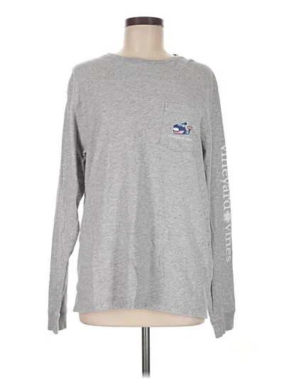 Pre-owned Vineyard Vines Pullover Sweater In Silver