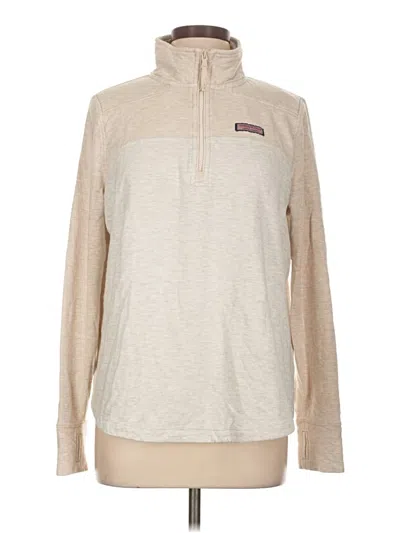 Pre-owned Vineyard Vines Pullover Sweater In Tan