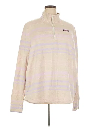 Pre-owned Vineyard Vines Pullover Sweater In Tan